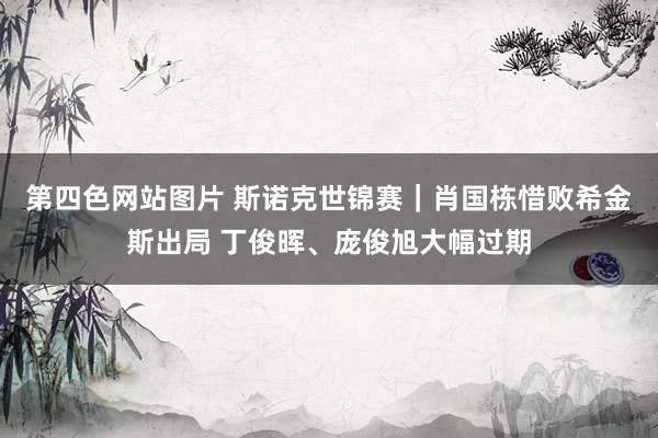 第四色网站图片 斯诺克世锦赛｜肖国栋惜败希金斯出局 丁俊晖、庞俊旭大幅过期